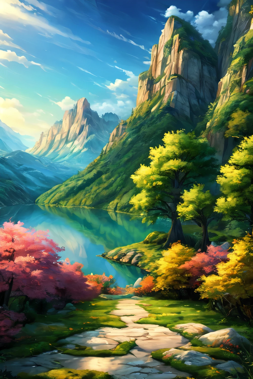 ((best quality)), ((masterpiece)), (detailed), anime landscape, peaceful