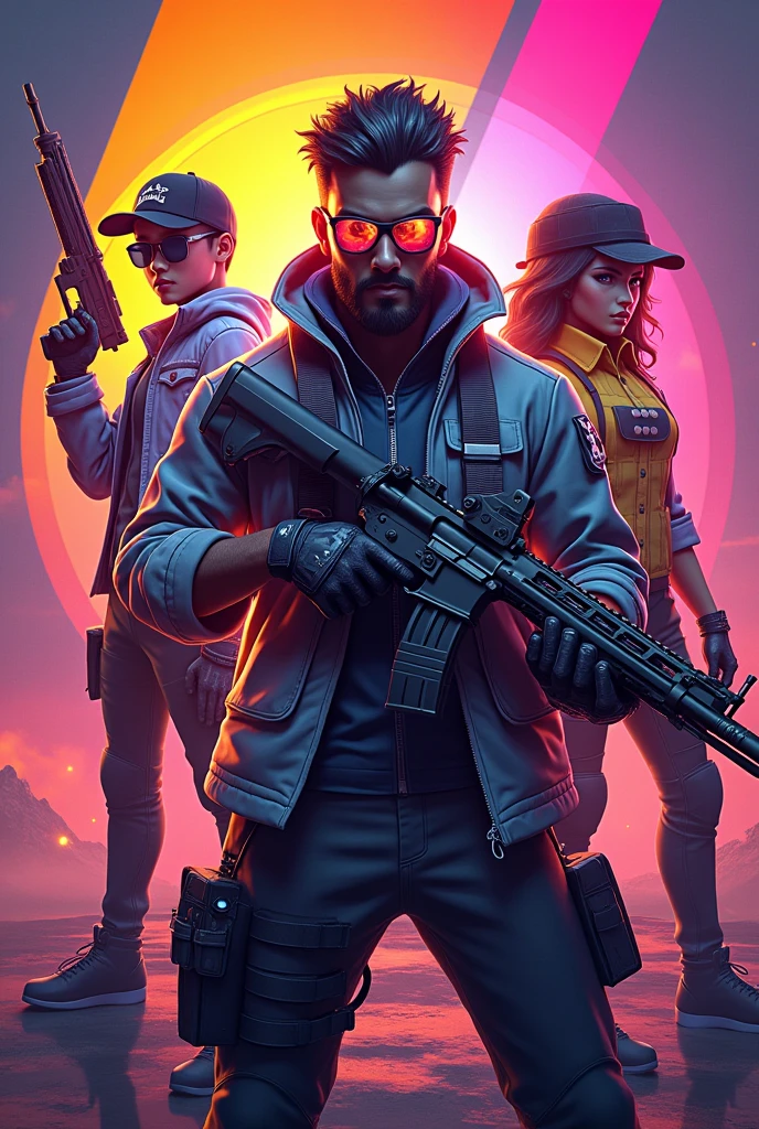 Wallpaper free fire x teks JB STORE