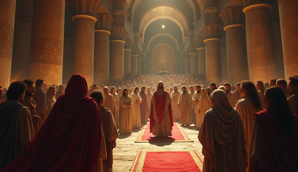 biblical history,
The news of the birth of a new king deeply disturbed King Herod and all of Jerusalem..