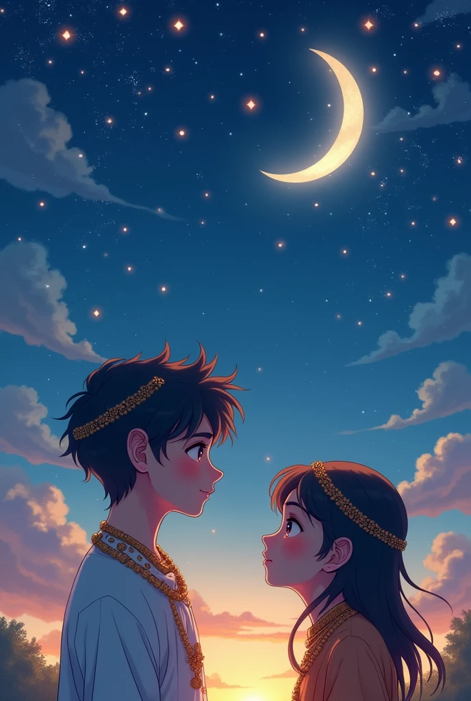 Kid 15age
Radhe Krishna
Moon star's cute night
Anime cute face
Beautiful background
