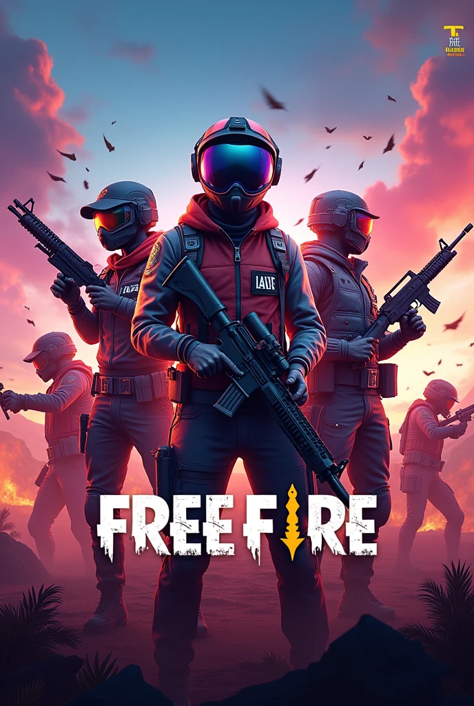 Wallpaper free fire and teks JB STORE
