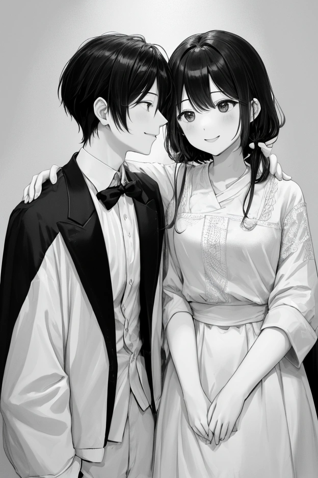 Imagine yourself happily talking about your boyfriend.。The man made hand gestures as he spoke.、The other person is patiently and actively listening.、The head is tilted slightly、Shows that you are fully focused and paying attention to the conversation。It&#39;s in the conversation、Smiling a little。