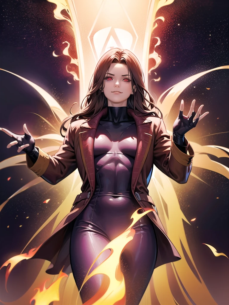 1girl, 1man, duo, (couple) BREAK: Gambit from X-men, Jean Grey from X-men, Gambit and Jean Grey stand back to back, BREAK: Gambit wears a bespoke tuxedo, Gambit is holding "The Tower" Tarot card that glows with energy, Gambit has a smirking expression BREAK: Jean Grey wears a red bodycon dress, (Jean Grey is holding a modern heavy pistol made of flames), BREAK: they stand back-to-back in an action pose, they are set against a starry cosmic void with a swirl of energy at their feet, BREAK: 16k, award winning digital art, detailed faces, vivid colors, studio lighting, sharp focus, physically based rendering, detailed eyes, beautiful detailed hands, best hands, perfect hands, correct anatomy, human anatomy