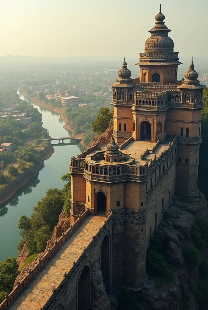 (photorealismIt is a 14th century fort build during the Ganga dynasty. The fort is situated on the river Mahanadi. The fort is situated at such a calculated place that it provides a beautiful and spectacular view of the modern Cuttack city. It is the earthen mound of the 9 storeyed palace.