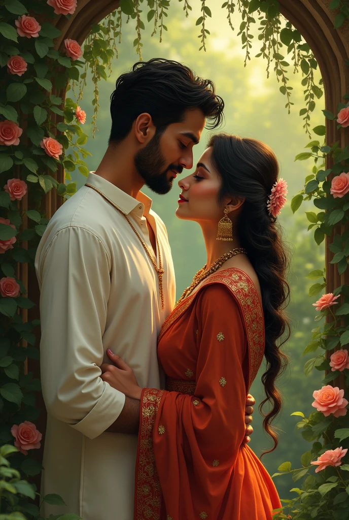 Musalman men kissing hindu girl