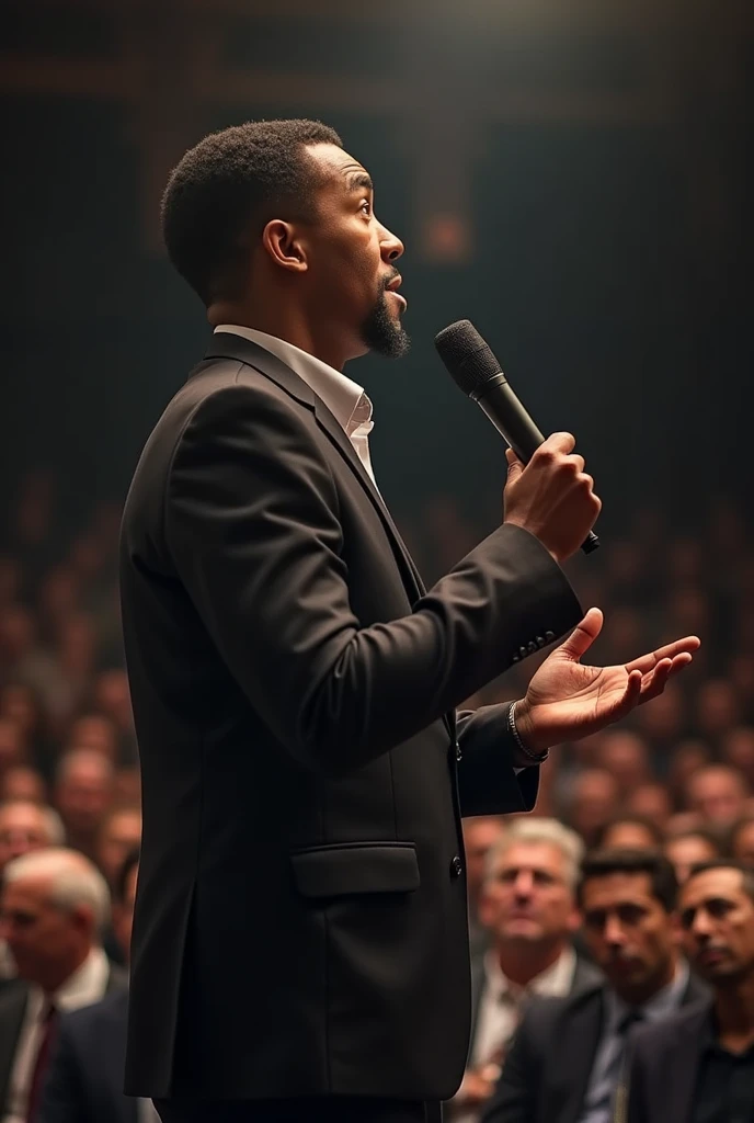 Motivational speaker with no hands

