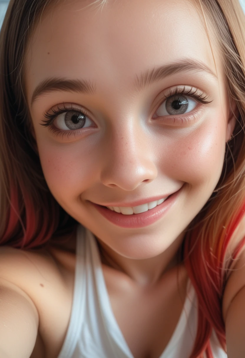 (selfie:1.2) of AshleyCipher, small smile, on a sailboat, analog style (look at viewer:1.2) (skin texture), close up, cinematic light, sidelighting, Fujiflim XT3, DSLR, 50mm