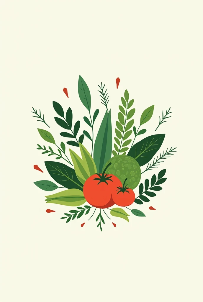 Create a logo that deals with edible organic dishes