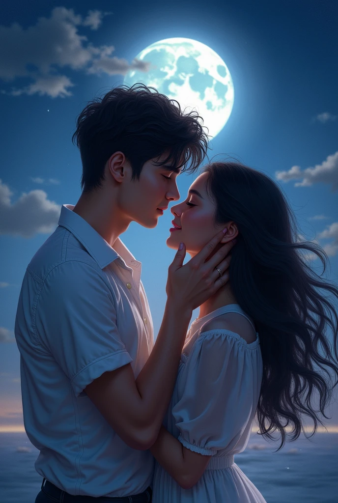 Ek ladka ladki se keh raha hai
रहने दों अपनी जुल्फों को चेहरे पर यूं ही ये चांद बादलों में ज्यादा हसीन लगता है !
