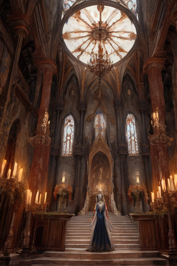 haunted castle interior