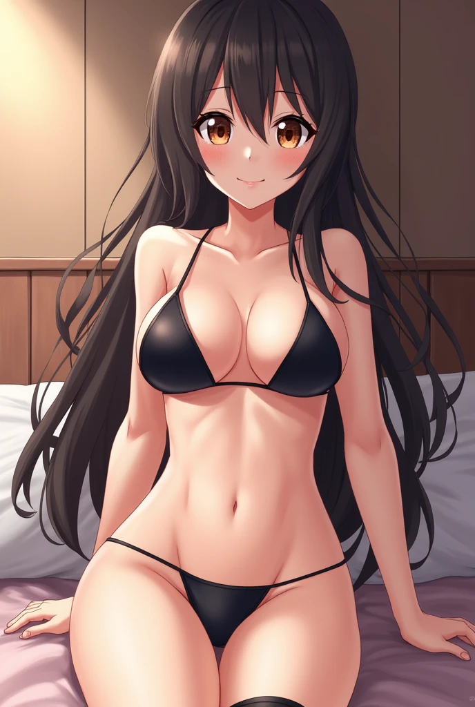 Sexy anime girl naked without clothes