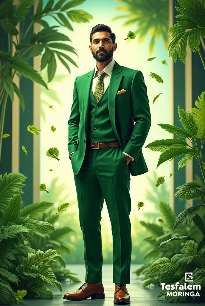 Big advertising company advertising Tesfalem moringa brand