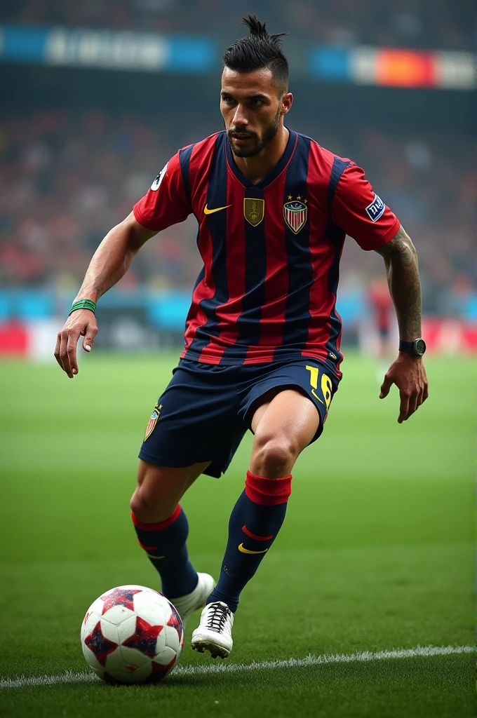 Create canserbero being a footballer