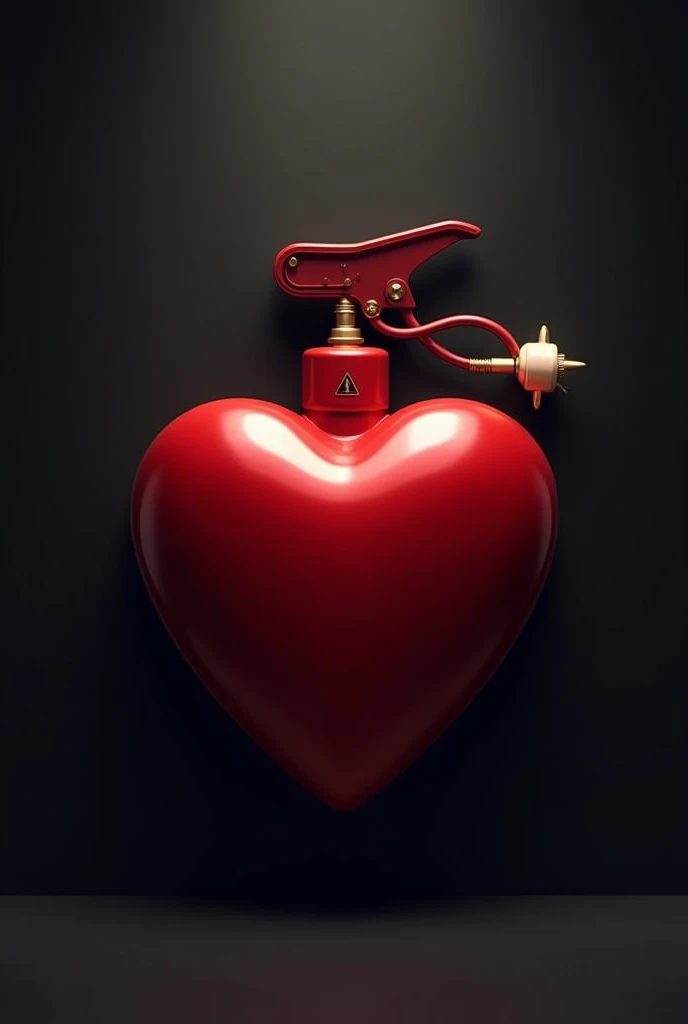 Heart shaped bomb icon