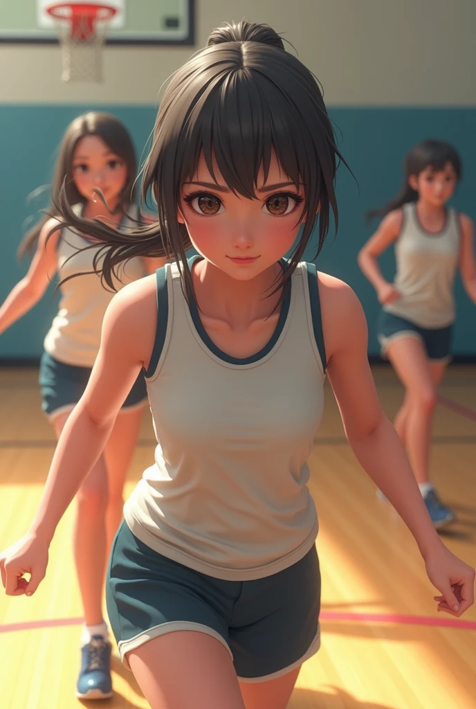 Gym clothes high school girls