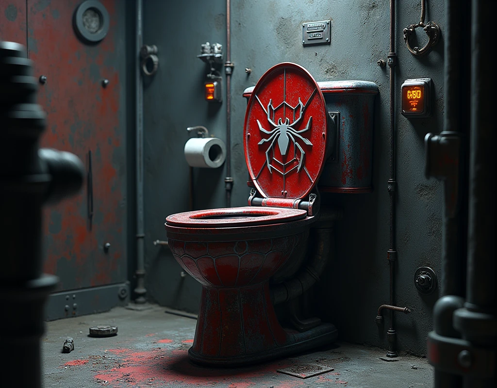 We need a toilet for spider man that's dangerous