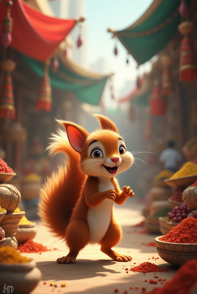 Squirrel with Bangladesh