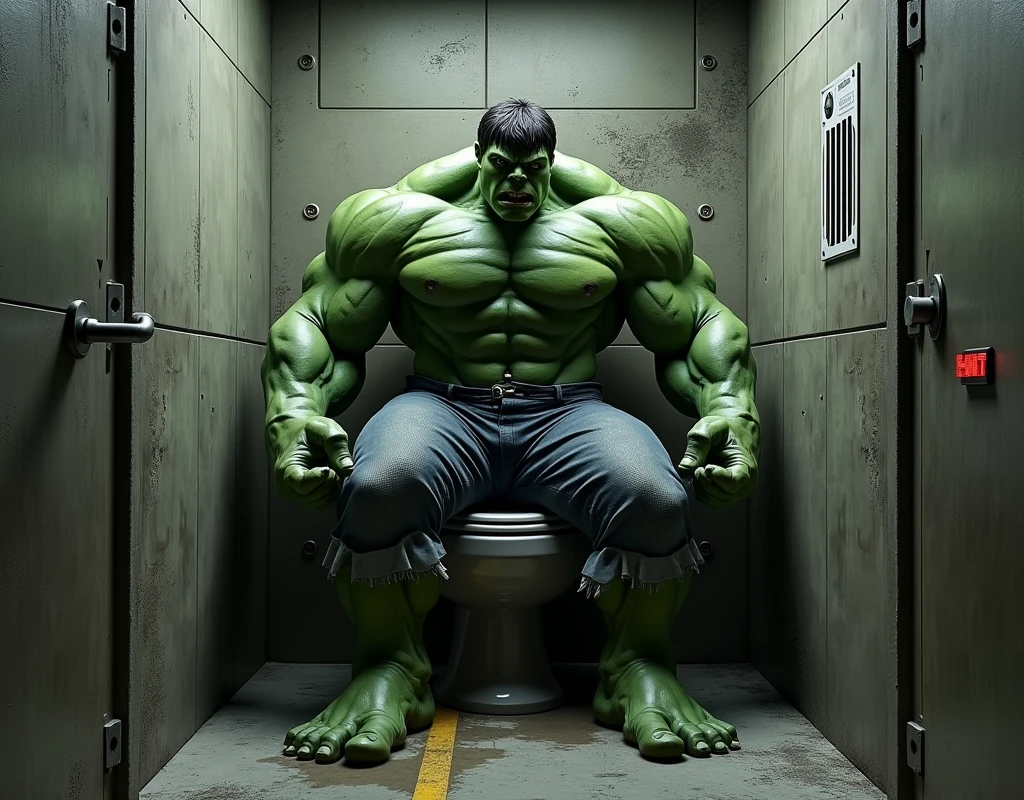 We need a toilet for Hulk that's dangerous everywhere sunlights