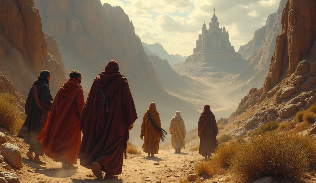 biblical history,
Obeying divine guidance, they returned to their lands by another route, thwarting Herod's evil plans.