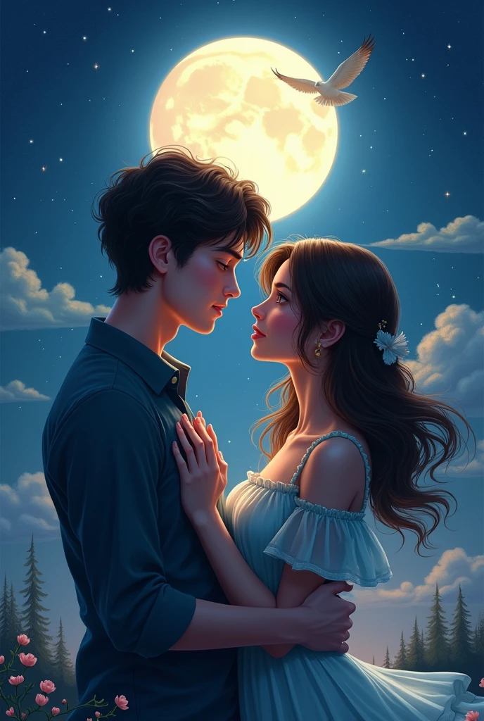 Ek ladka ladki se keh raha hai
रहने दों अपनी जुल्फों को चेहरे पर यूं ही ये चांद बादलों में ज्यादा हसीन लगता है !