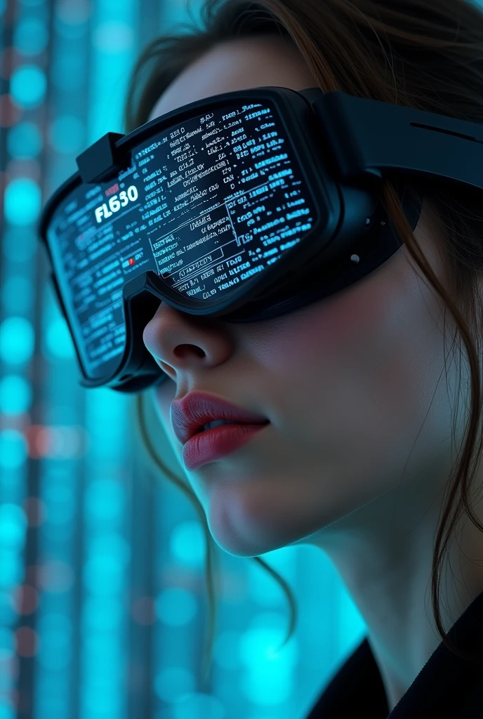 (masterpiece:1.2,excellent quality,Like a mirror,cinematic experience),8K,wallpaper,Ray Tracing,(Miss),Standing,(美しいMiss,Sexy),(Wearing futuristic cyber goggles:2.0,Data displayed on the goggles:2.0,Goggles detailed diagram:2.0),(A face that pays attention to detail,Delicate skin texture,Beautiful Skin),(Looking at the camera),(front),(Close-up of face:2.0),(Server Punch:2.0),(The background is a wall of data:2.0),(Glossy lips:1.5)