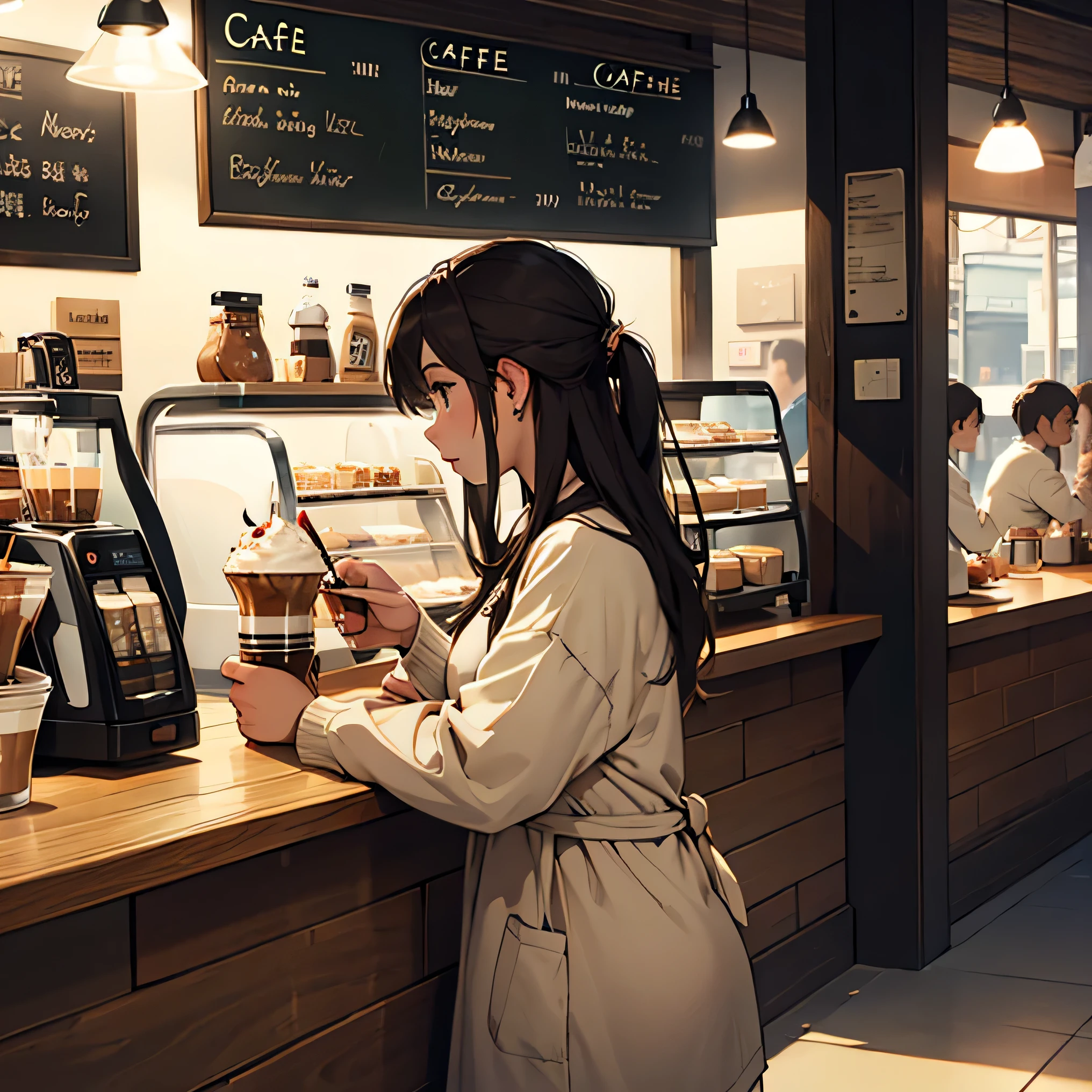 Cafe、coffee、Frappuccino、profile