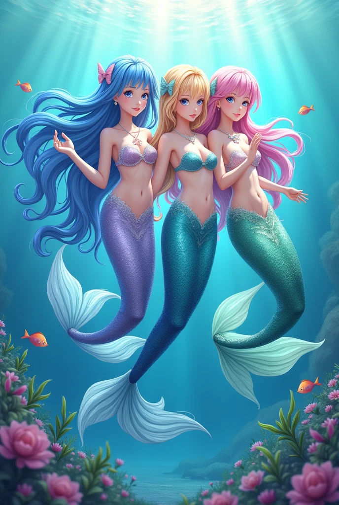 (photorealism:3:4) pitchi pitchi pitch: mermaid melody princess