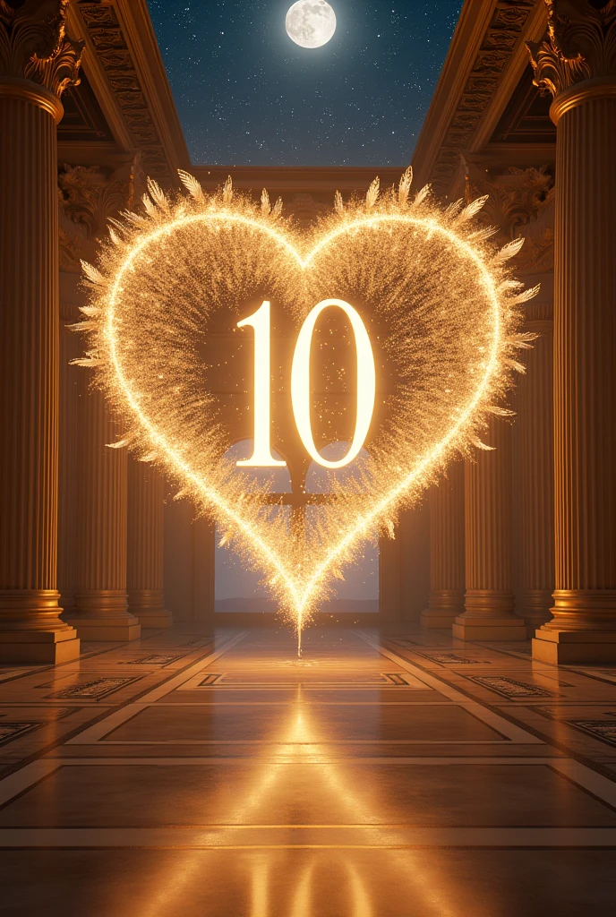 A tremendous god々Shi　Big beautiful heart chandelier　Number 10 in a heart(((((((Central 10))))))　((((((((Number 10)))))))) Celebration Time　The flow of time lives with music in memories　Soft Light　Dinner at the Palace of Versailles　Hall of Mirrors　The magic of the full moon shining in the dark night　A starry sky　Another dimension, a mysterious pink color　(((((((No people in sight))))))  The sparkling little feathers and stardust are beautiful.