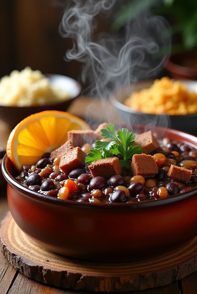 Create a feijoada photo