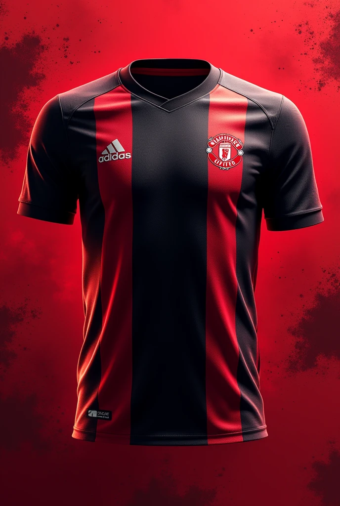 I want to advertise my soccer jersey with attractive background texture. My jersey design is red and black stripes. So can you make the background for me?