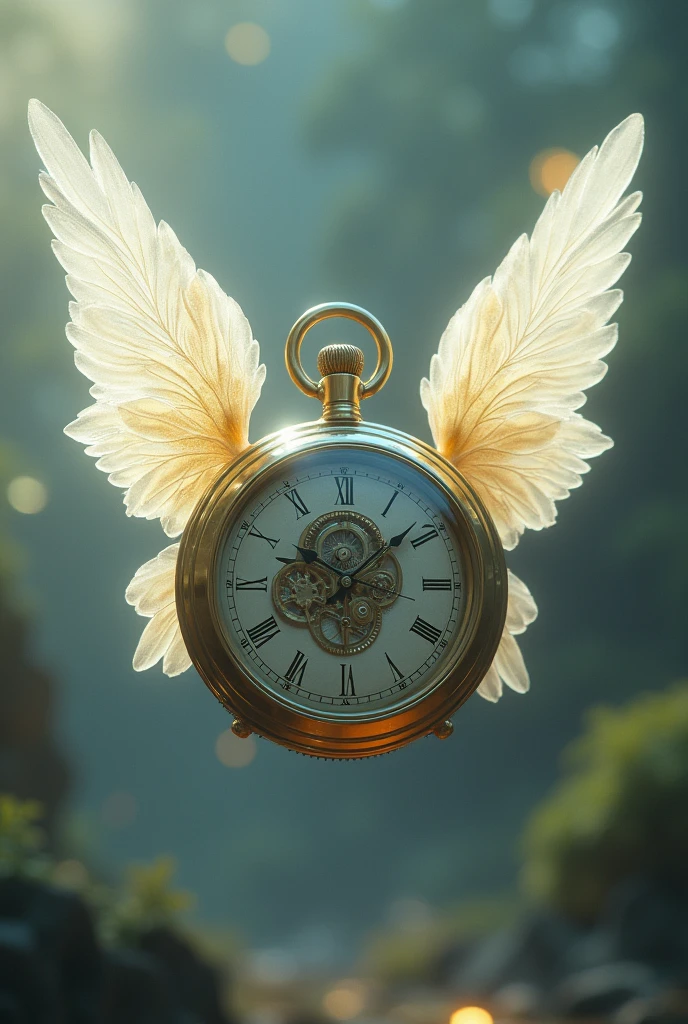 Stopwatch with wings