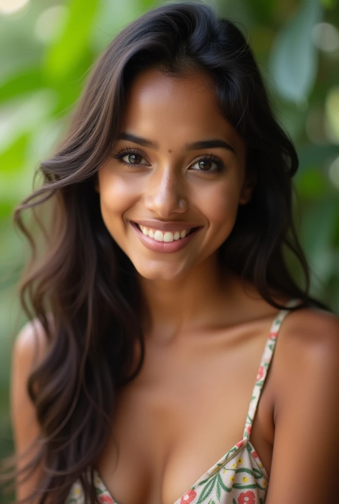 A Indian cute girl showing his nice boobs and ass hole in cute face with beautiful nature