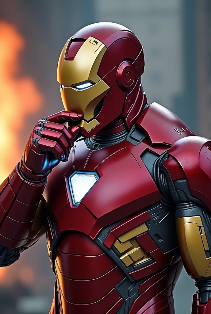Iron man sucking
