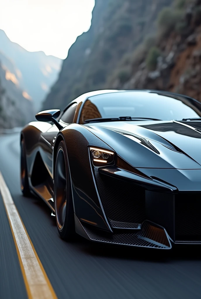sport car ,front like a porcshe, headlights like BMW and a mix with a ferrari and a Lamborghini 