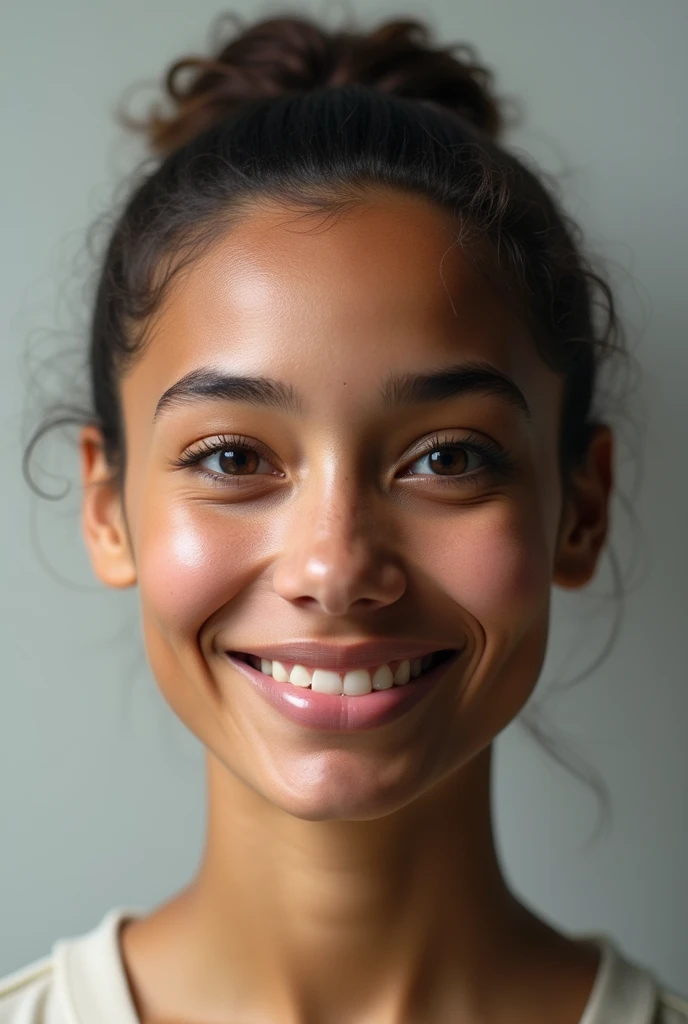 A face formed from the faces of people of different ethnicities
