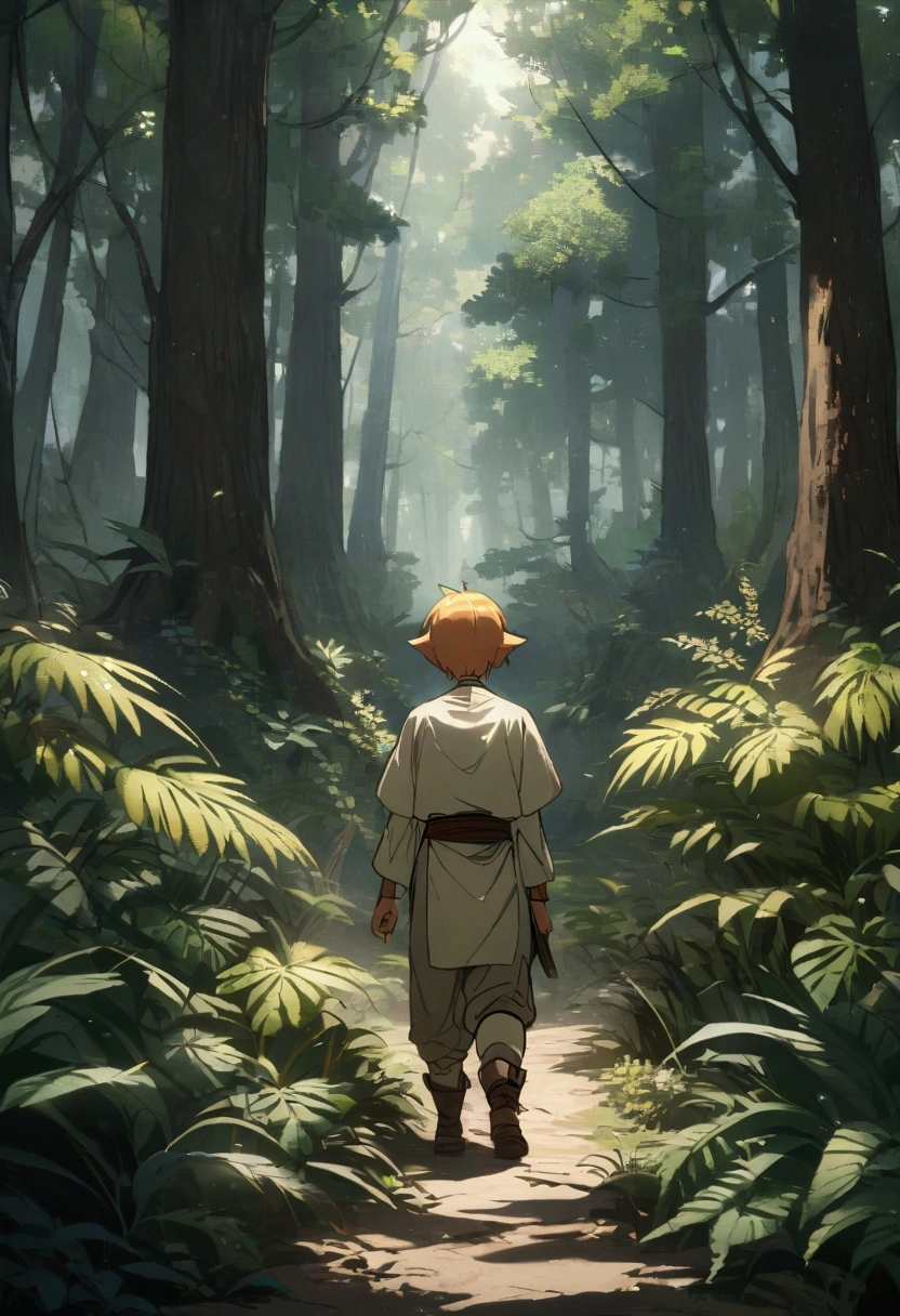 Wanom is helping people who are lost in the forest.