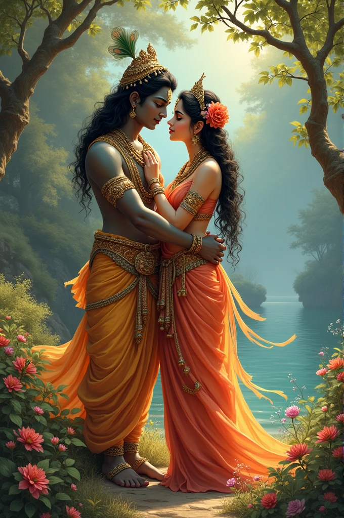 Radha krishan poses