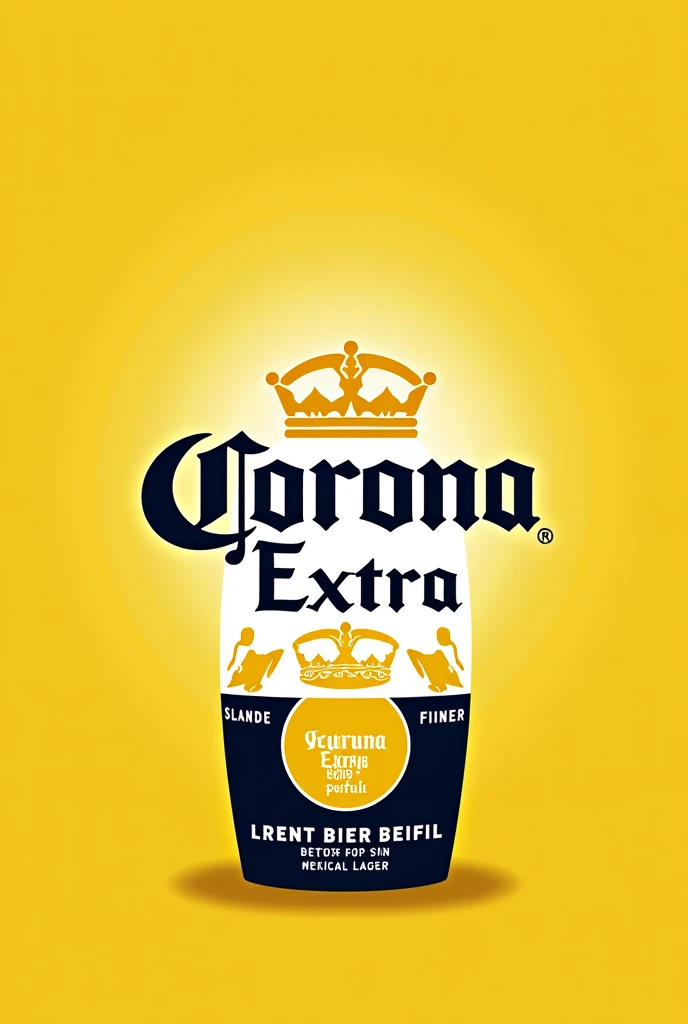 Corona Extra beer label, the finest beer