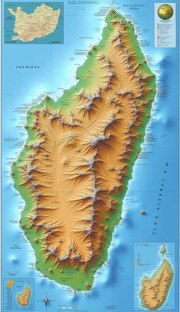 Madagascar map overview