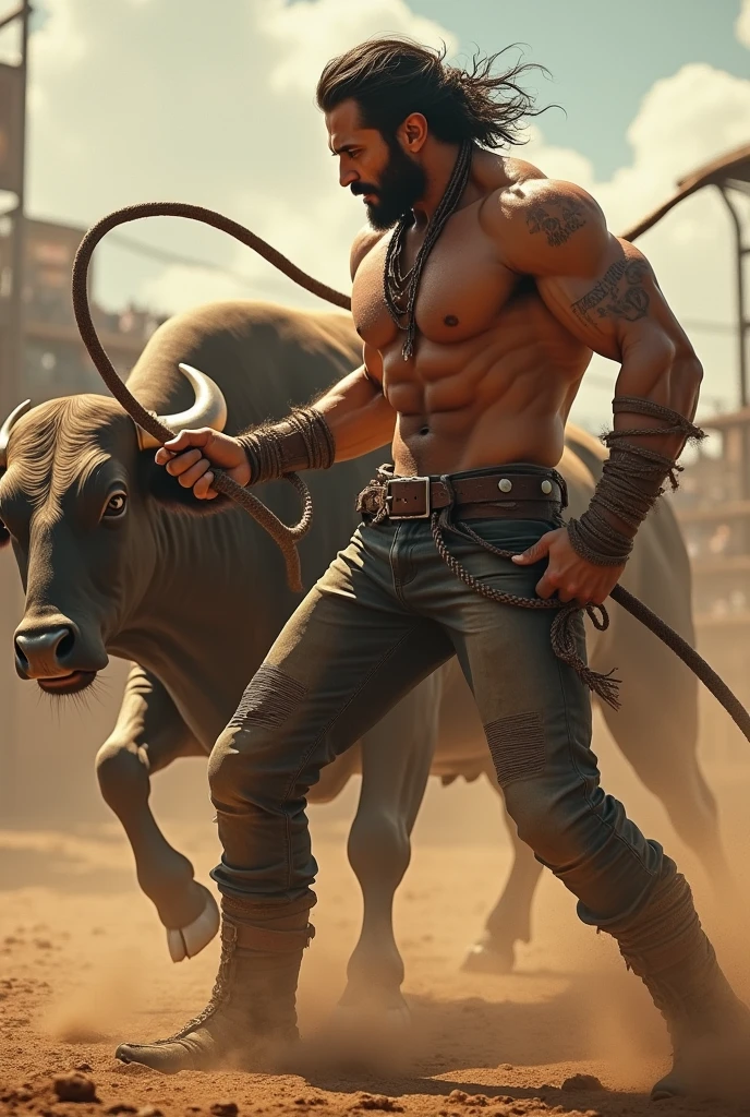 Bull whipping