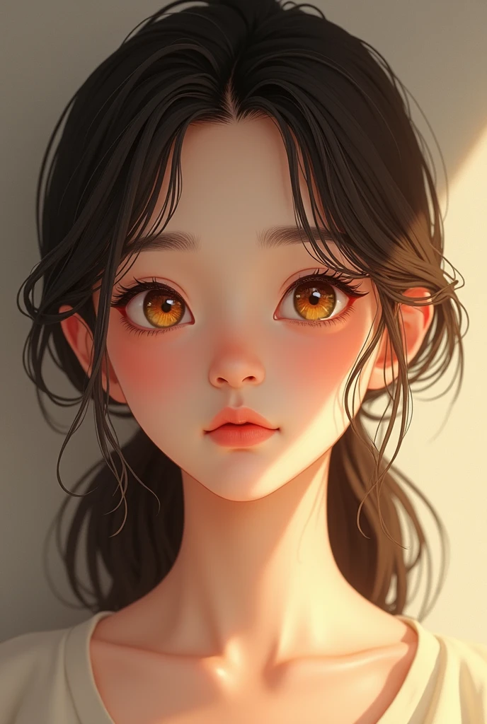 young asian! ) skin fair (, honey eyes 1.3) natural teenager) bonito fuul move