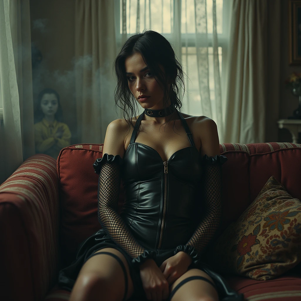 Moms Got an OnlyFans

[Verse 1]  
Help, my mum is on OnlyFans,  
She's got more fucking followers than a K-pop band,  
Jesus, she's shaking it like a Polaroid,  
And if you are on HD you can see her hemorrhoids.  
Her selfies are a gothic tale,  
A carnival of chaos where the shadows wail,  
Like a metal riff that pierces the night,  
Mom in leather, oh what a fright!  

[Chorus]  
What the fuck is going on?  
Mom's twerking to pay my damn student loan,  
She's got fans from here to fucking Kazakhstan,  
And she’s sending soiled knickers to Japan.  

[Verse 2]  
Dad's losing his shit, he's gone insane,  
Can't fucking believe what he saw online,  
Grandma's knitting, trying to fucking ignore,  
The fact that mom's an internet whore.  
Grandpa's in his bunker, clutching his chest,  
Watching her shake it, it's a twisted fest,  
With every notification, his heart beats louder,  
As Mom goes viral, the world's in a powder.  

[Chorus]  
What the fuck is going on?  
Mom's twerking to pay my damn student loan,  
She's got fans from here to Afghanistan,  
Now Dad's bought Viagra and he's joining in.  

[Bridge]  
In the basement, the demons laugh and dance,  
As Mom shows a little more than a passing glance,  
It's a black comedy, a circus of regret,  
With every click and every view, we’re drowning in debt.  

[Verse 3]  
My friends are laughing, calling me a freak,  
While Mom’s in a costume, pulling off a mystique,  
She’s a dark queen in this pixelate hell,  
With a crown of likes and a story to tell.  
The family tree's got branches that twist and turn,  
As the flame of our sanity starts to burn,  
But in this twisted metal, we’ve found our groove,  
In a world gone mad, we've got nothing to prove.  

[Chorus]  
What the fuck is going on?  
Mom's twerking to pay my damn student loan,  
She's got fans from here to the end of the land,  
And she's selling “vintage” at a discount brand.  

