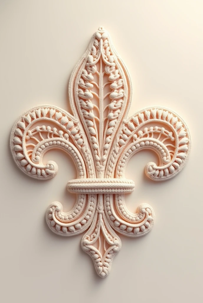 Make a crochet logo based on French art