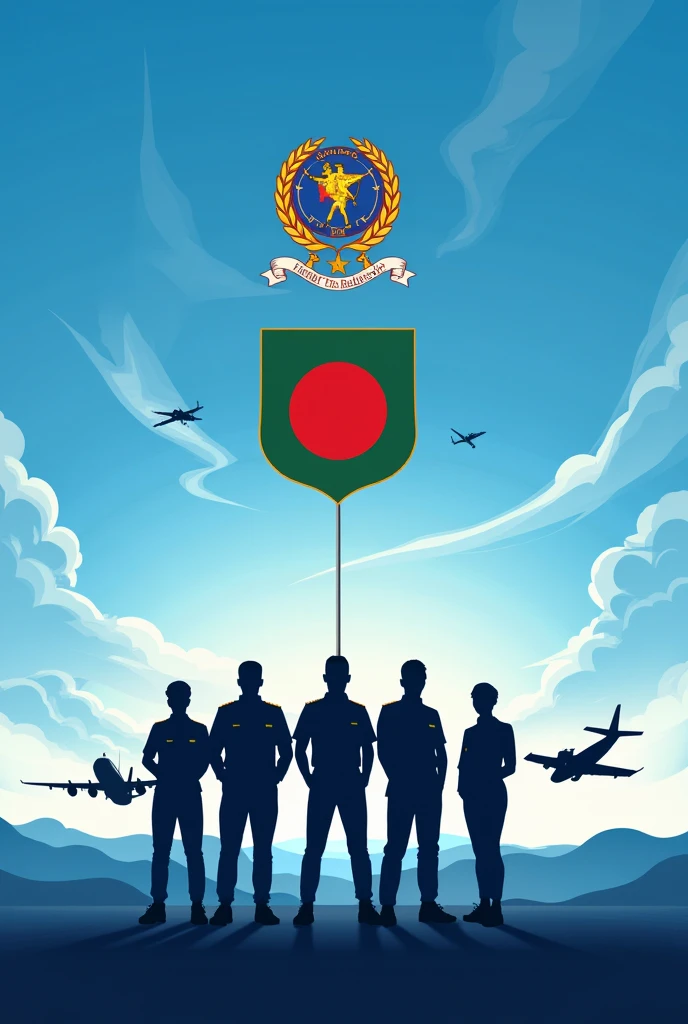 Flight safety poster for Bangladesh air force 