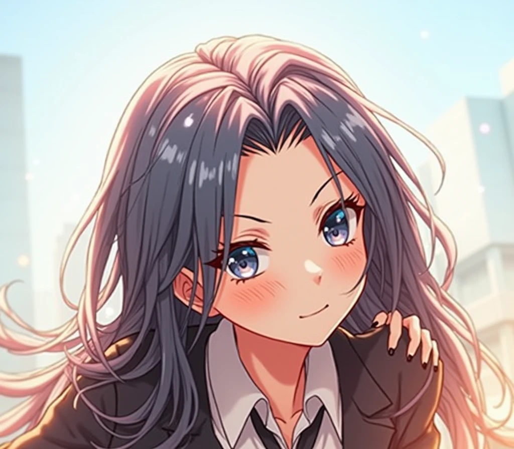medium breasts)), High Dress Up Detailed Office Makima Suit, white shirt black tie(high resolution textures), in doggy pose, bokeh, (details Intricate, hyperdetailed:1.15), circunstanciado, sunlight passing through hair, office background, (offcial art, extremely detaild, highest detailed), tshirt name Ravi 