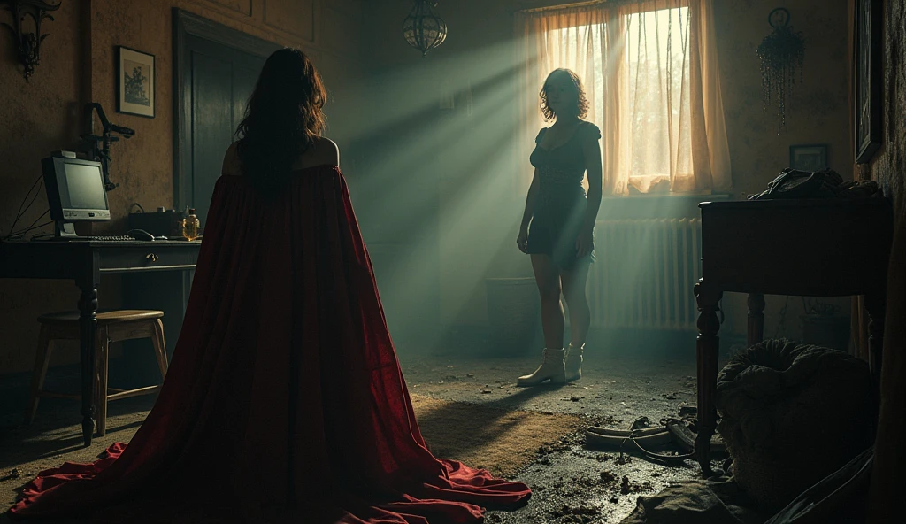 Moms Got an OnlyFans

[Verse 1]  
Help, my mum is on OnlyFans,  
She's got more fucking followers than a K-pop band,  
Jesus, she's shaking it like a Polaroid,  
And if you are on HD you can see her hemorrhoids.  
Her selfies are a gothic tale,  
A carnival of chaos where the shadows wail,  
Like a metal riff that pierces the night,  
Mom in leather, oh what a fright!  

[Chorus]  
What the fuck is going on?  
Mom's twerking to pay my damn student loan,  
She's got fans from here to fucking Kazakhstan,  
And she’s sending soiled knickers to Japan.  

[Bridge]  
In the basement, the demons laugh and dance,  
As Mom shows a little more than a passing glance,  
It's a black comedy, a circus of regret,  
With every click and every view, we’re drowning in debt.  

[Verse 3]  
My friends are laughing, calling me a freak,  
While Mom’s in a costume, pulling off a mystique,  
She’s a dark queen in this pixelate hell,  
With a crown of likes and a story to tell.  
The family tree's got branches that twist and turn,  
As the flame of our sanity starts to burn,  
But in this twisted metal, we’ve found our groove,  
In a world gone mad, we've got nothing to prove.  

[Chorus]  
What the fuck is going on?  
Mom's twerking to pay my damn student loan,  
She's got fans from here to the end of the land,  
And she's selling “vintage” at a discount brand.  

