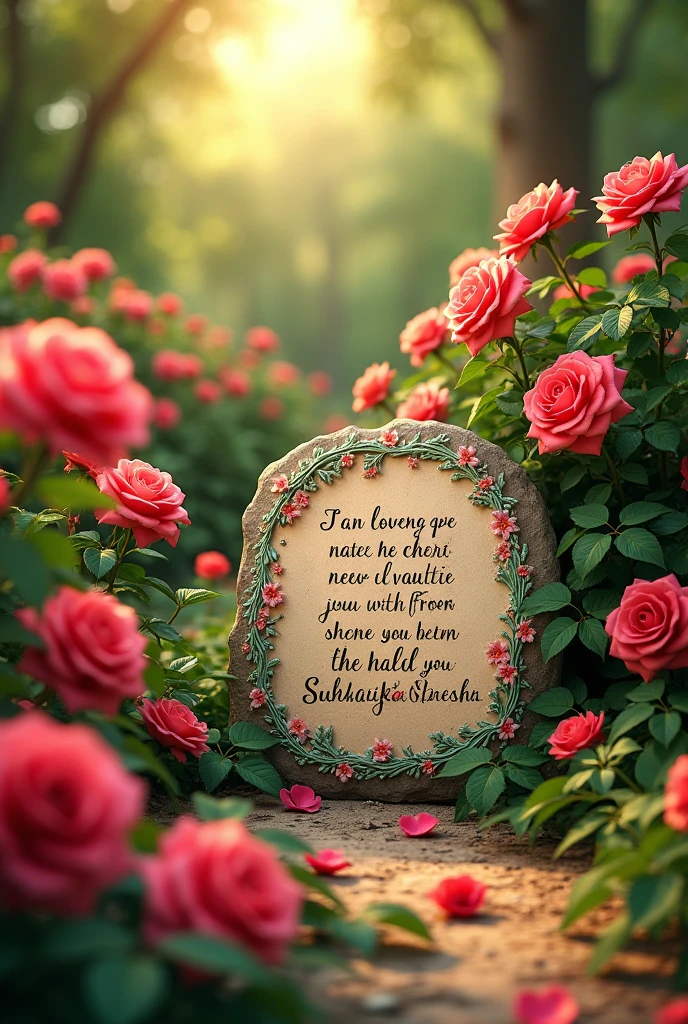 Write in garden of roses
I love you subharika shrestha I miss you ❤️