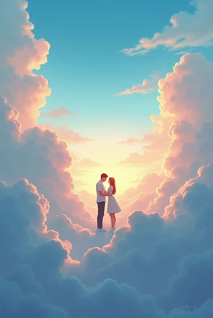 Write in sky full of cloud 
Will you be mine forever, will you marry me 
