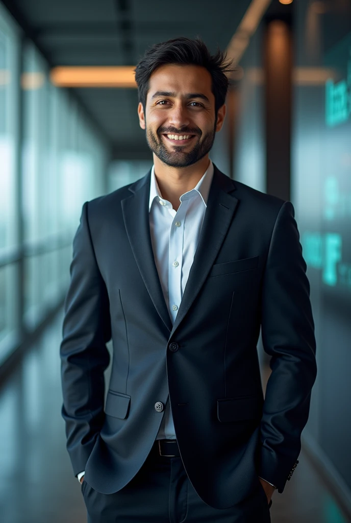Make a cover photo mentioning Assistant Manager at Wipro for LinkedIn