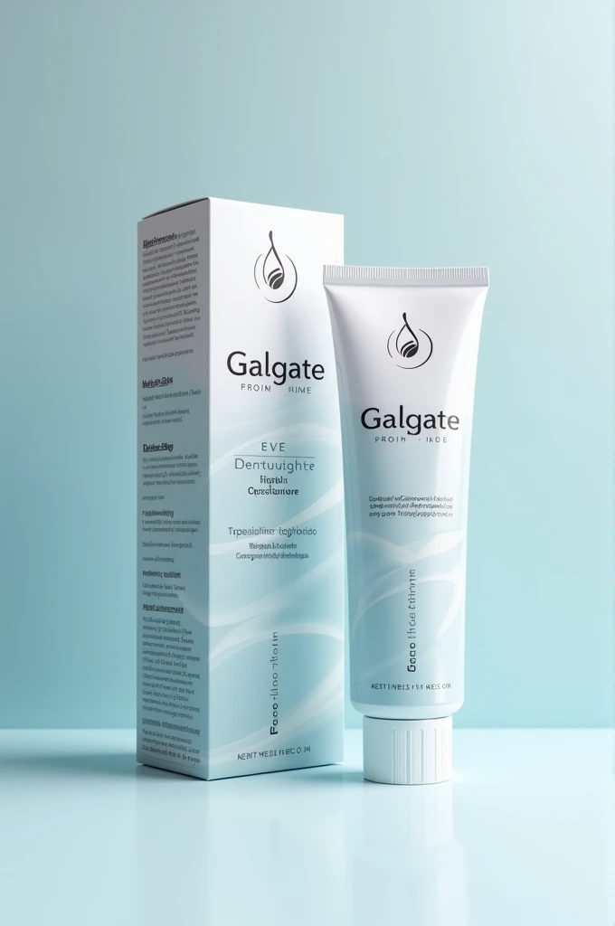Galgate brand toothpaste box